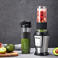 Personal Blender with 2 x 20oz Travel Bottle and Coffee/Spices Jar