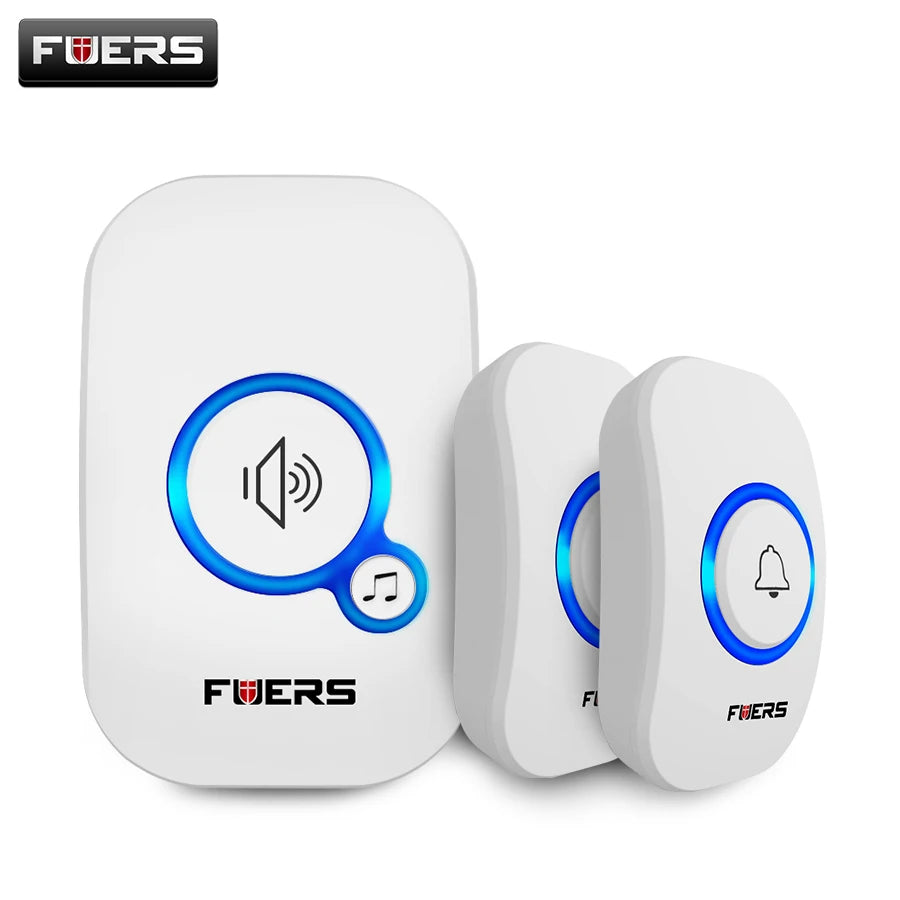 Fuers M557 Doorbell Waterproof Wireless Chime Home Doorbell