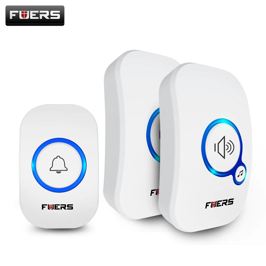 Fuers M557 Doorbell Waterproof Wireless Chime Home Doorbell