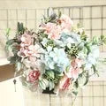 Bundle Silk Hydrangea Autumn Vase for Home Decor