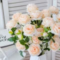 Bundle Silk Hydrangea Autumn Vase for Home Decor