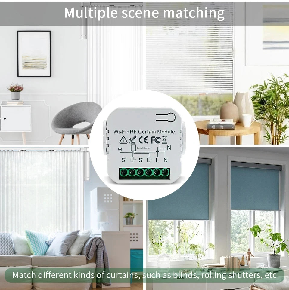 Tuya Smart WiFi Curtain Switch