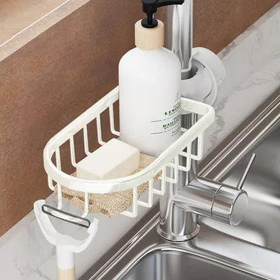Bathroom Faucet Storage Rack Shower Soap Holder