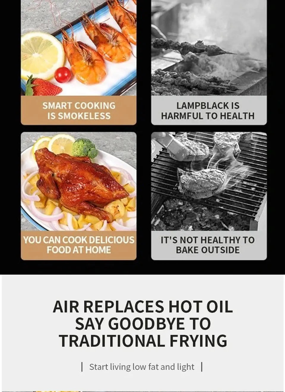 6L Air fryer Multi-functional