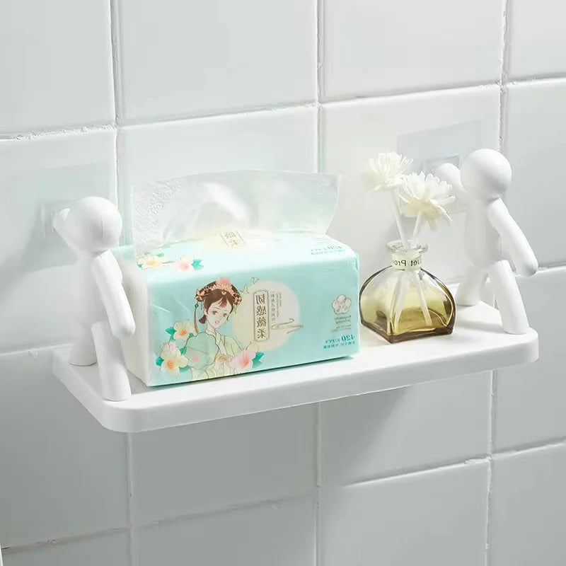 Bathroom Self-adhesive Shampoo Shelves