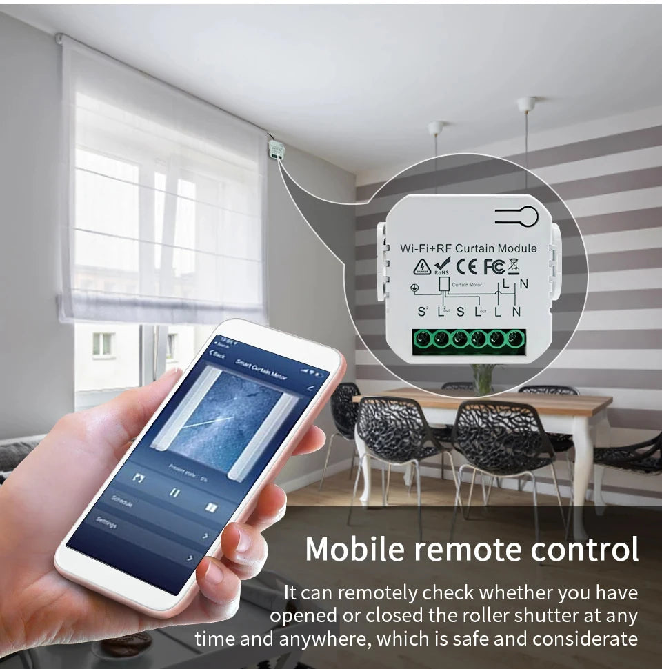 Tuya Smart WiFi Curtain Switch