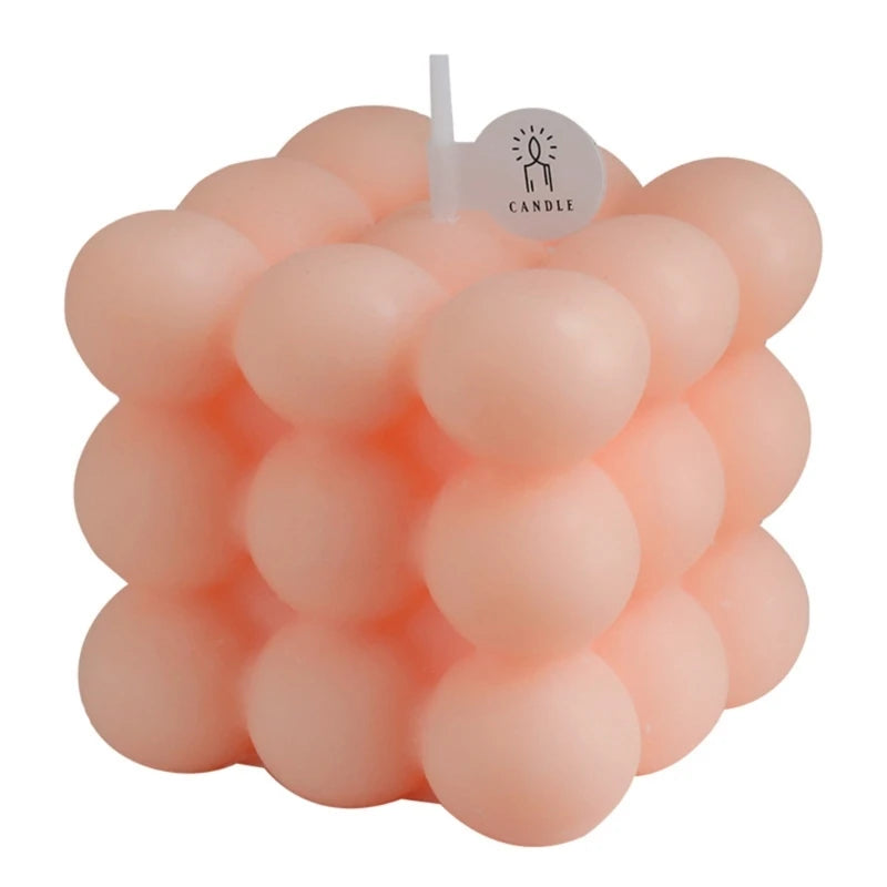 Cube Bubble Shaped Scented Big Cube Bubble Safety Soy Wax Candles Drop shipping