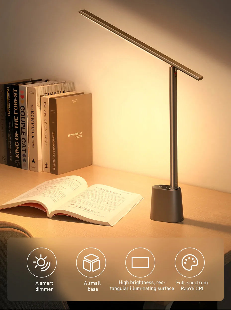 Baseus LED Desk Lamp Foldable Table Lamp Dimmable