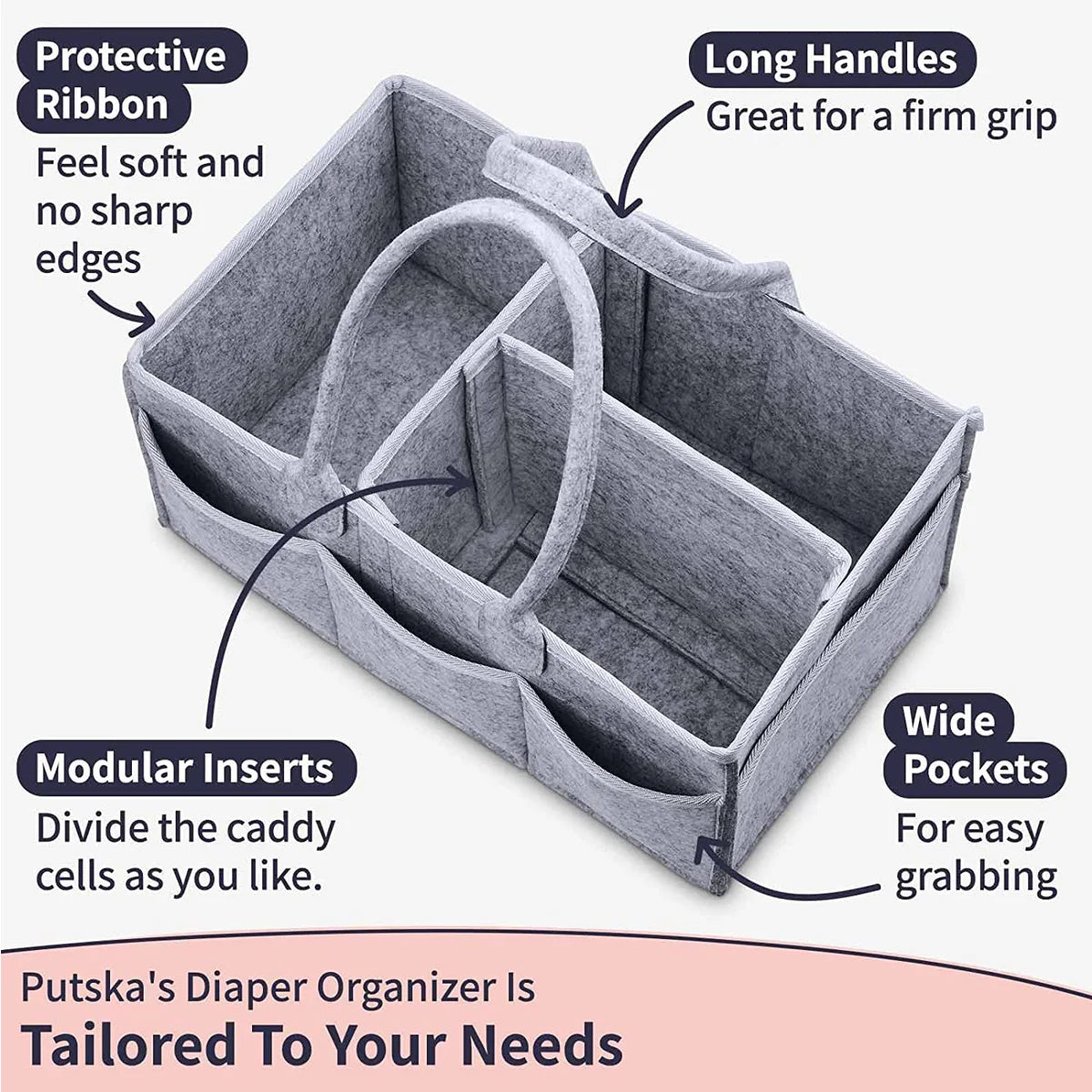 Black Storage Basket for Dirty Clothes