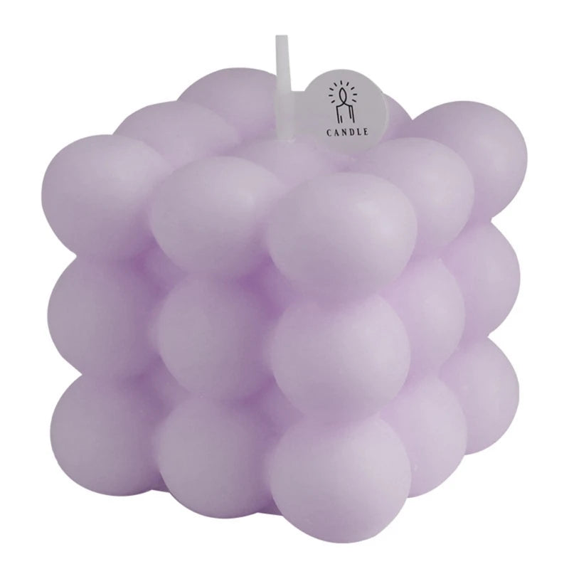 Cube Bubble Shaped Scented Big Cube Bubble Safety Soy Wax Candles Drop shipping
