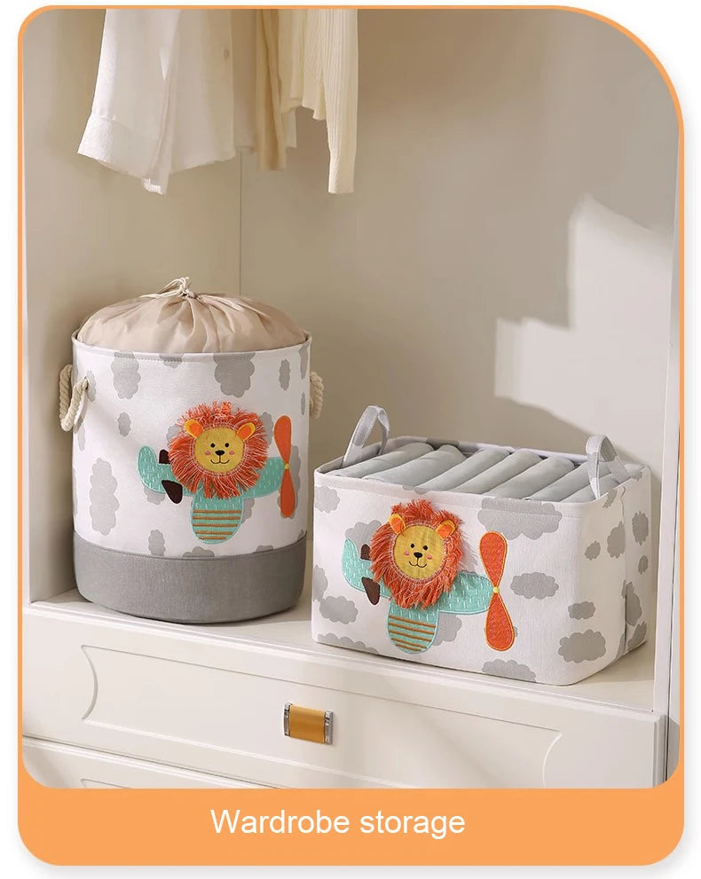 Laundry Basket With Handle Storage Organizer new