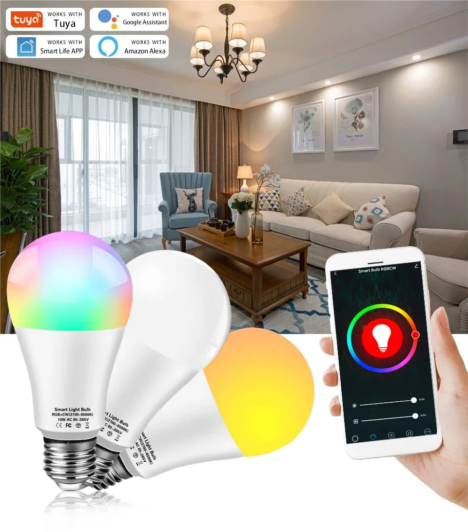 Tuya Smart WiFi LED Light Bulbs