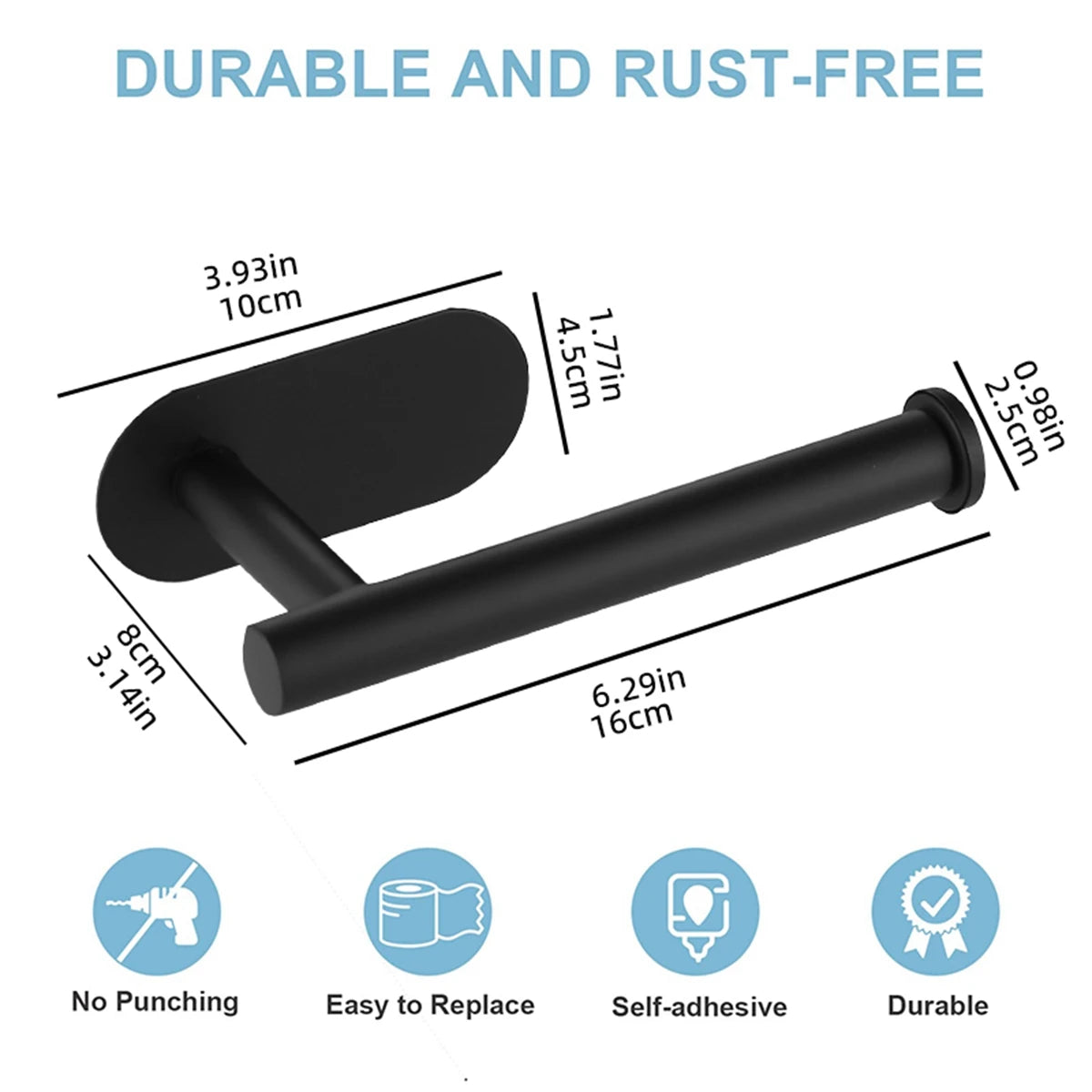 Wall Mount Toilet Towel Paper Holder