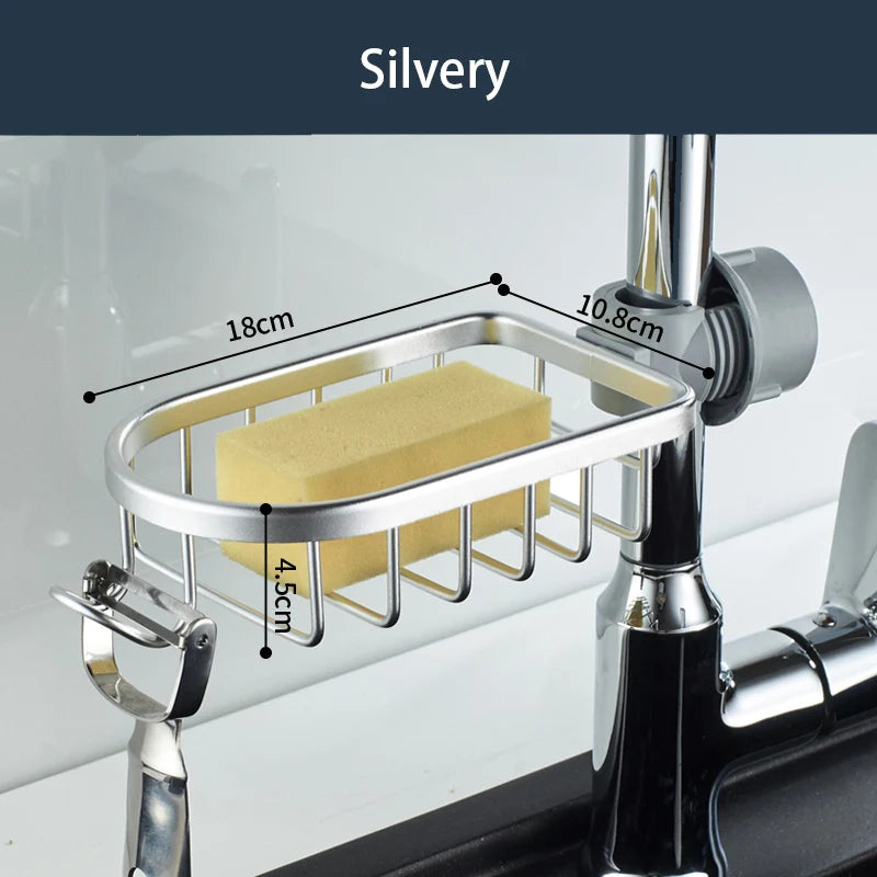 Bathroom Faucet Storage Rack Shower Soap Holder