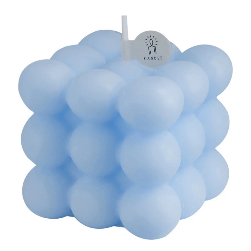 Cube Bubble Shaped Scented Big Cube Bubble Safety Soy Wax Candles Drop shipping