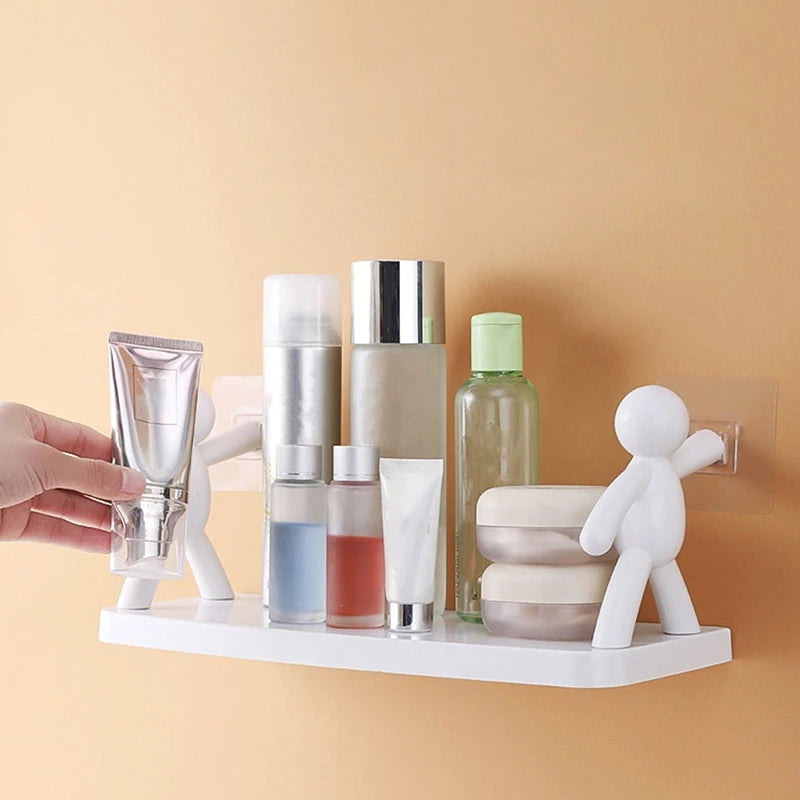Bathroom Self-adhesive Shampoo Shelves