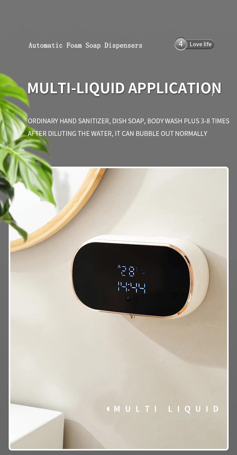 New Automatic Foam Soap Dispensers