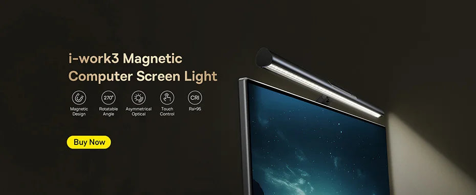 Baseus LED Desk Lamp Foldable Table Lamp Dimmable