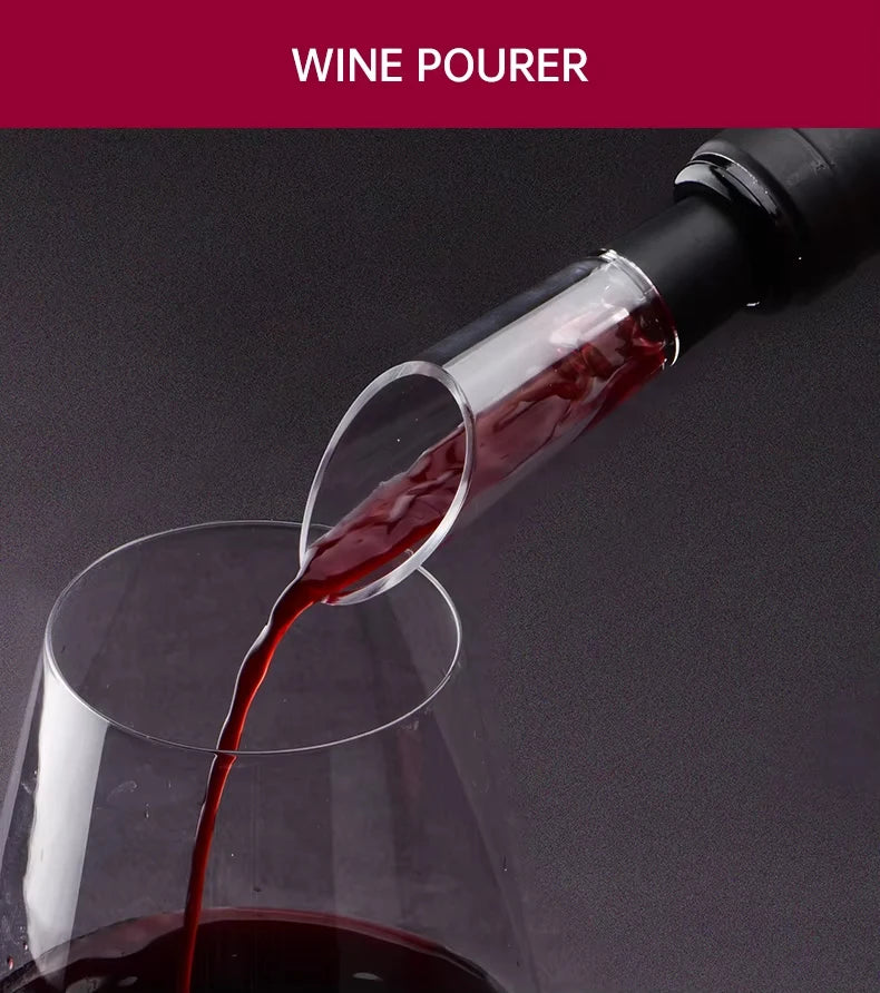 4-in-1 Electric Bottle Wine Opener Set