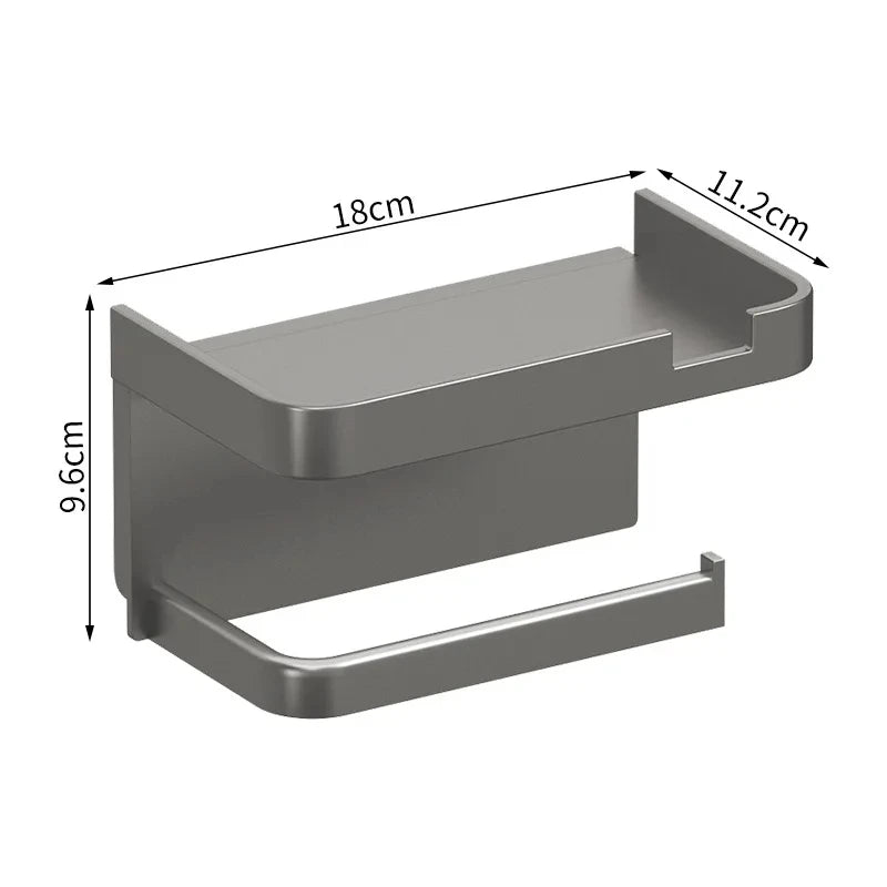 Plastic Toilet Paper Holder Storage Rack
