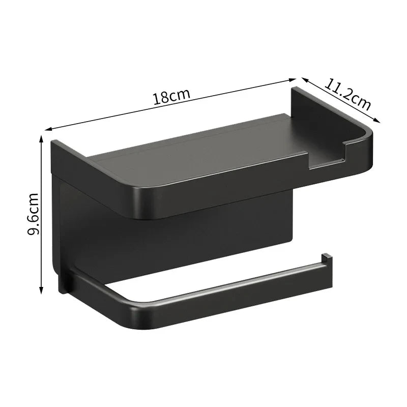 Plastic Toilet Paper Holder Storage Rack