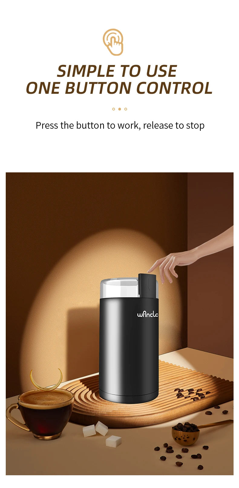 High-Power Coffee Grinder Household