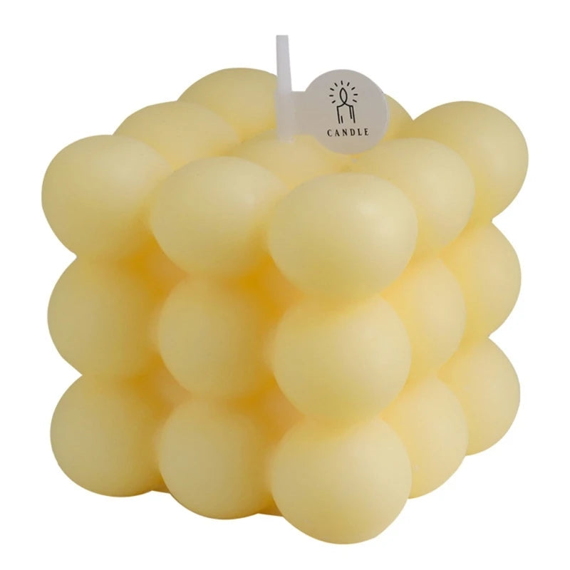Cube Bubble Shaped Scented Big Cube Bubble Safety Soy Wax Candles Drop shipping
