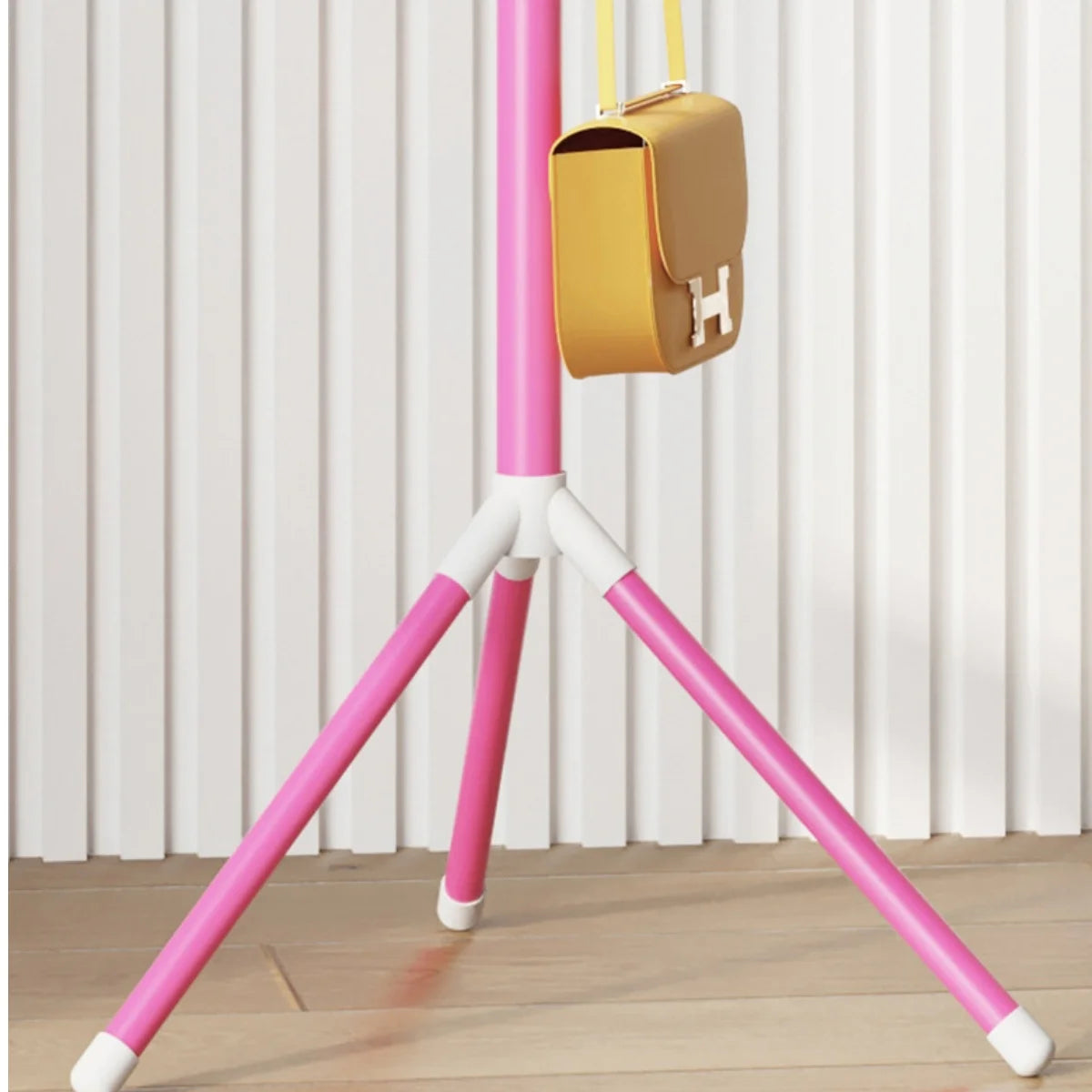 Solid Color Metal Clothing and Hat Storage