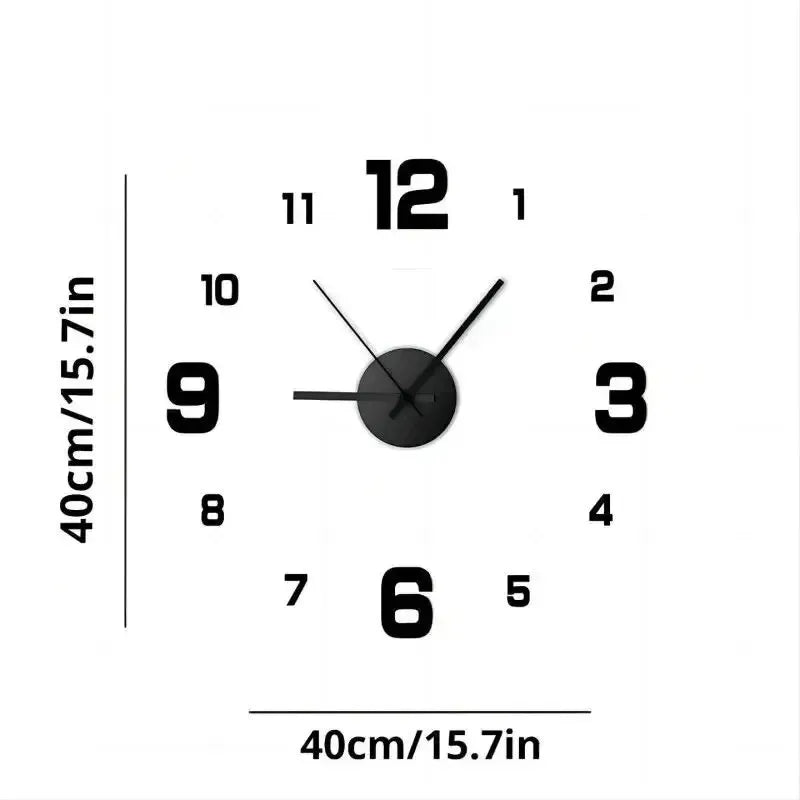 Digital Clock Wall Clock Large