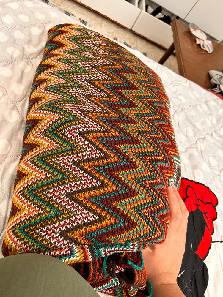 Boho Plaid Blanket