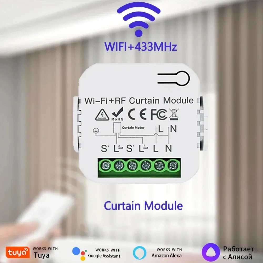 Tuya Smart WiFi Curtain Switch