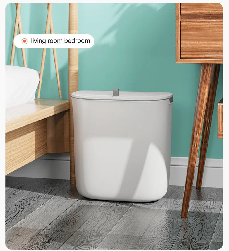 Can Wall Mounted Hanging Trash With Lid