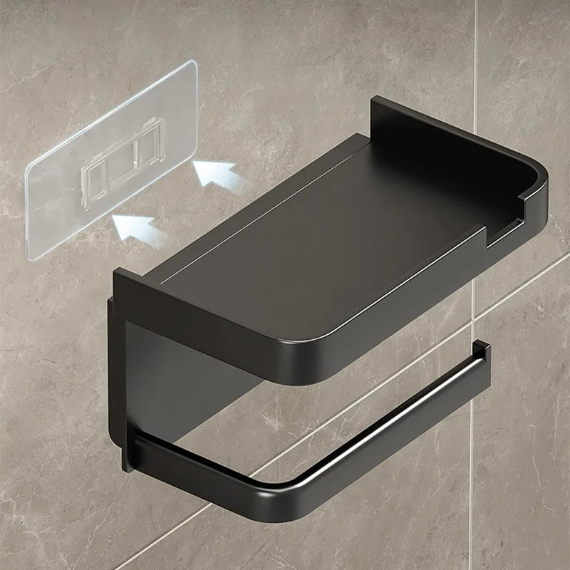 Plastic Toilet Paper Holder Storage Rack