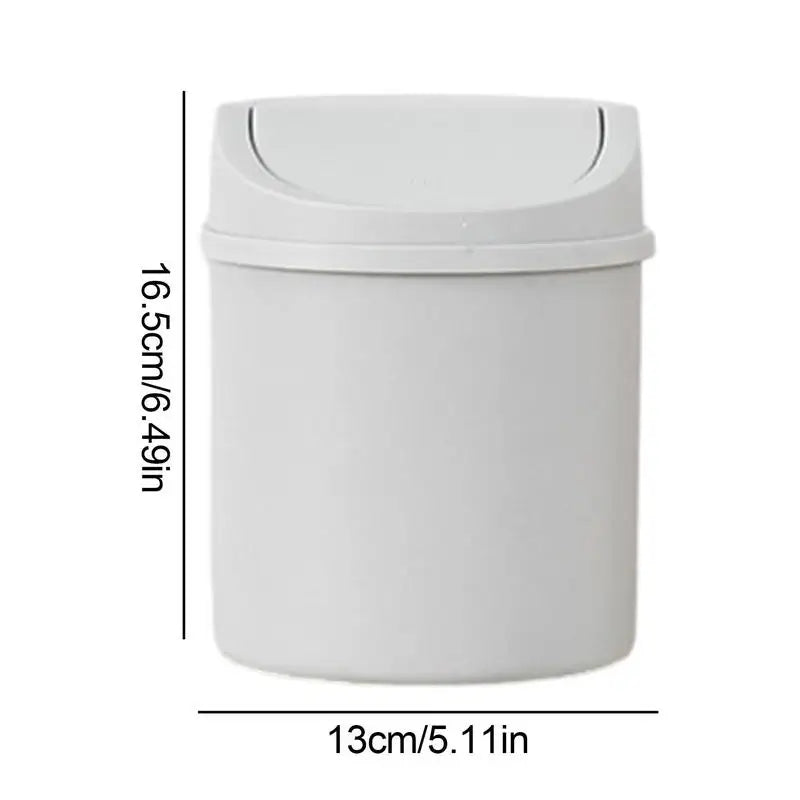 Mini Garbage Can Desktop Plastic