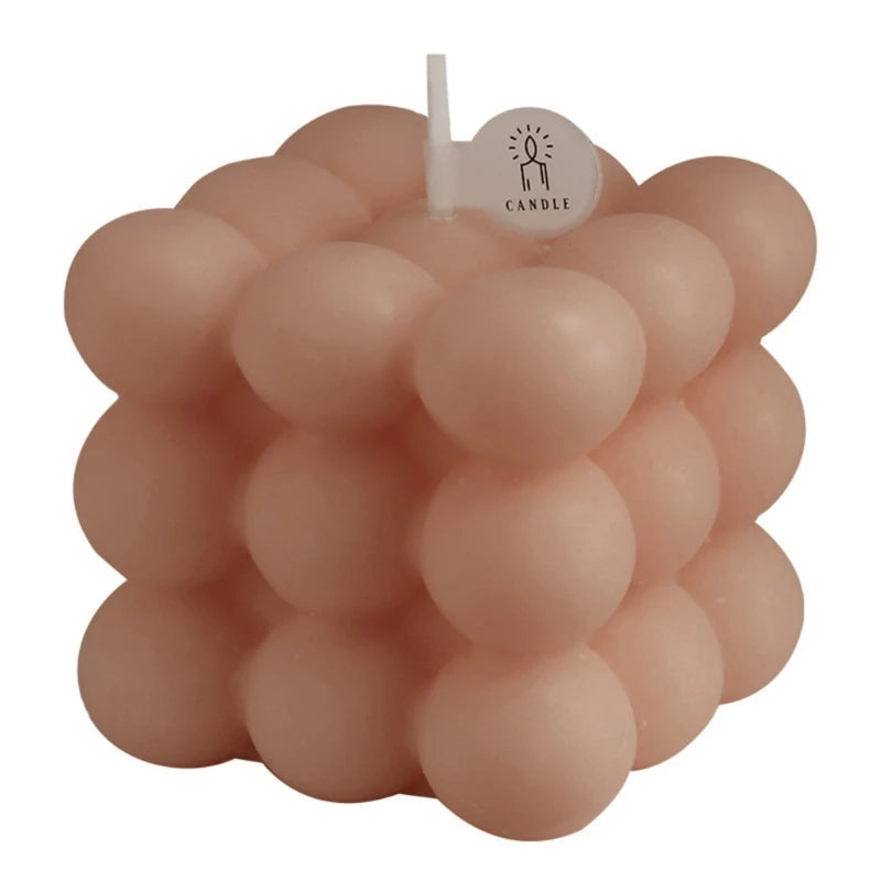 Cube Bubble Shaped Scented Big Cube Bubble Safety Soy Wax Candles Drop shipping