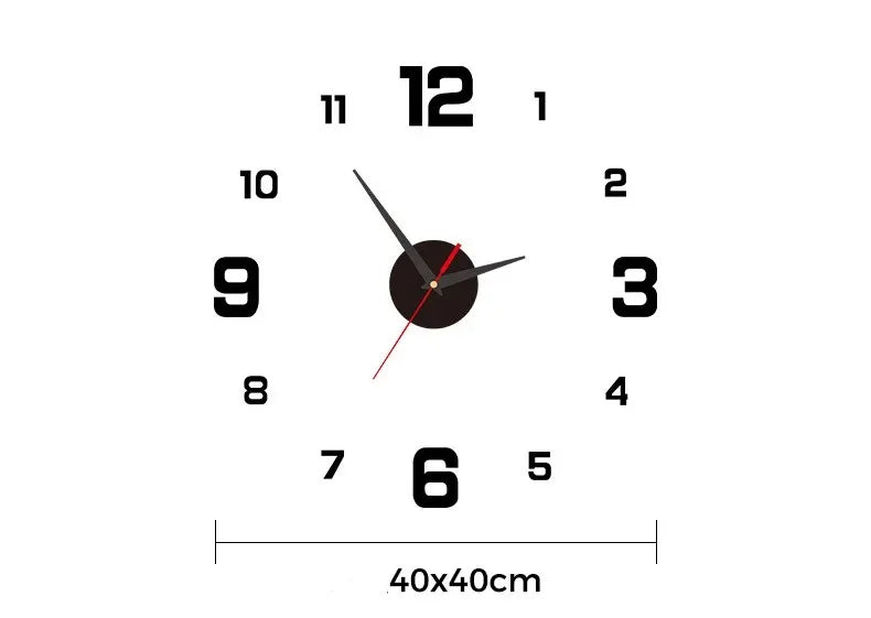 Digital Clock Wall Clock Large
