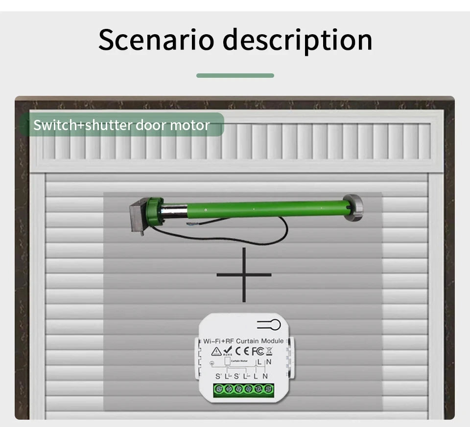Tuya Smart WiFi Curtain Switch