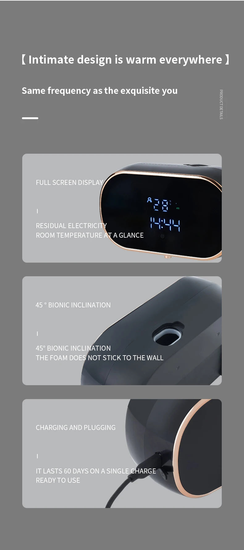 New Automatic Foam Soap Dispensers