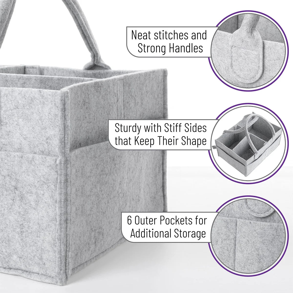 Black Storage Basket for Dirty Clothes