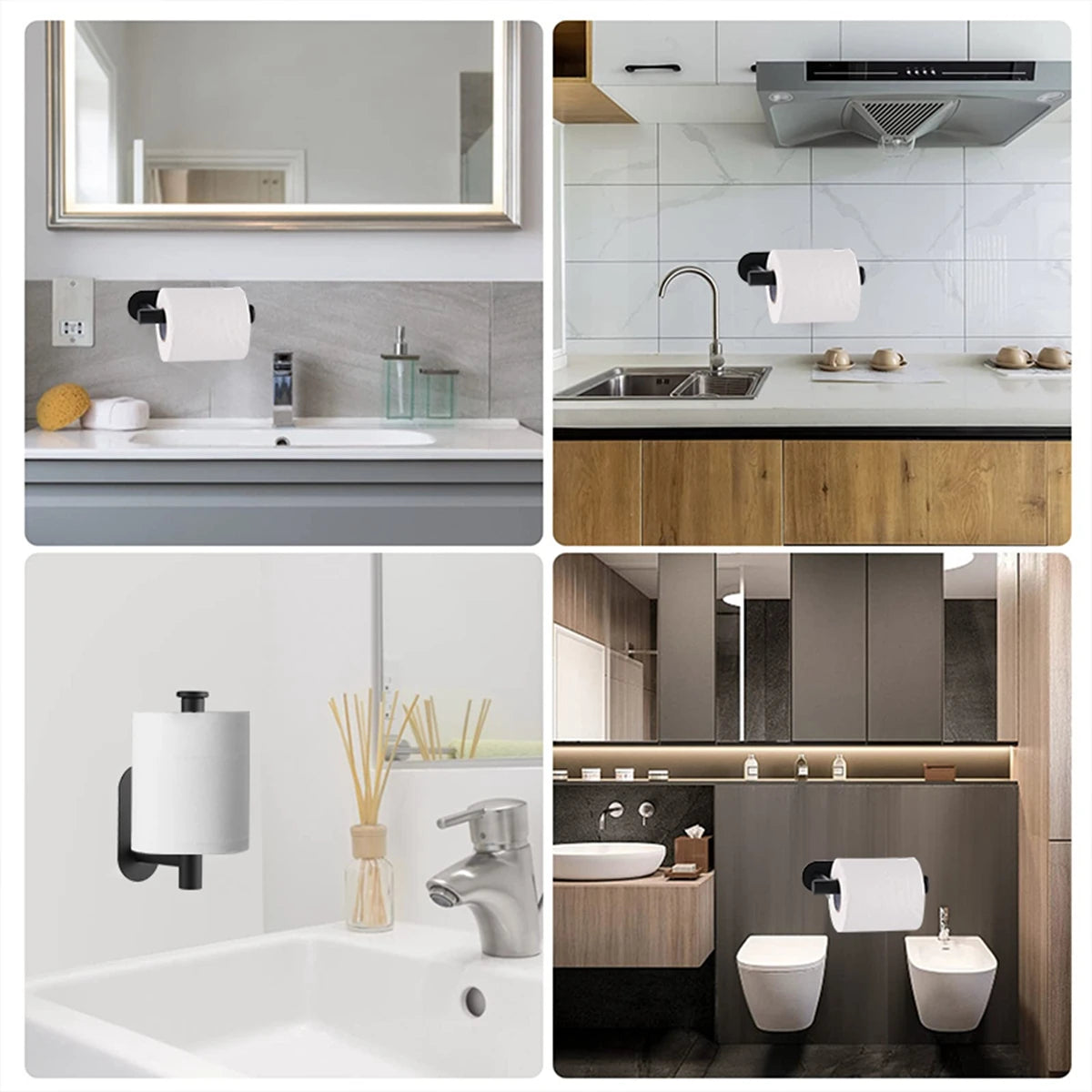 Wall Mount Toilet Towel Paper Holder