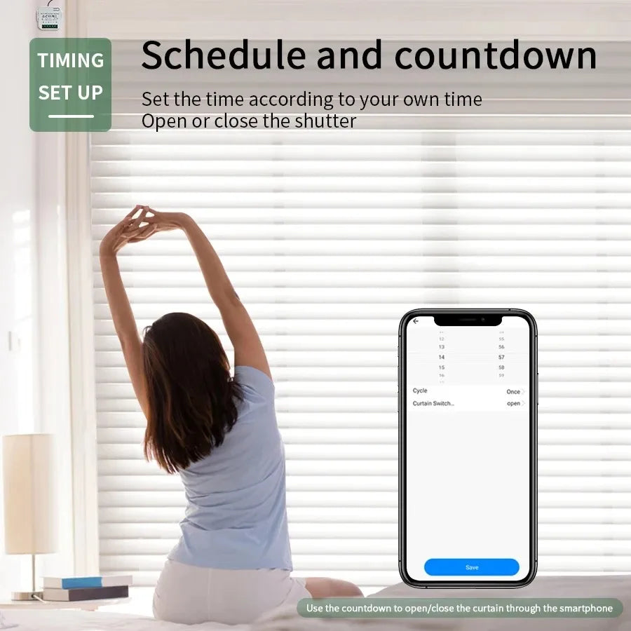 Tuya Smart WiFi Curtain Switch