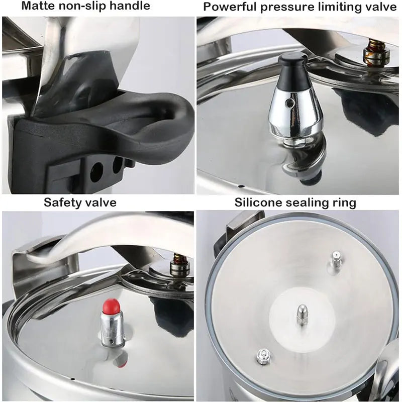 Professional Pressure Cooker Heavy-Duty Aluminum