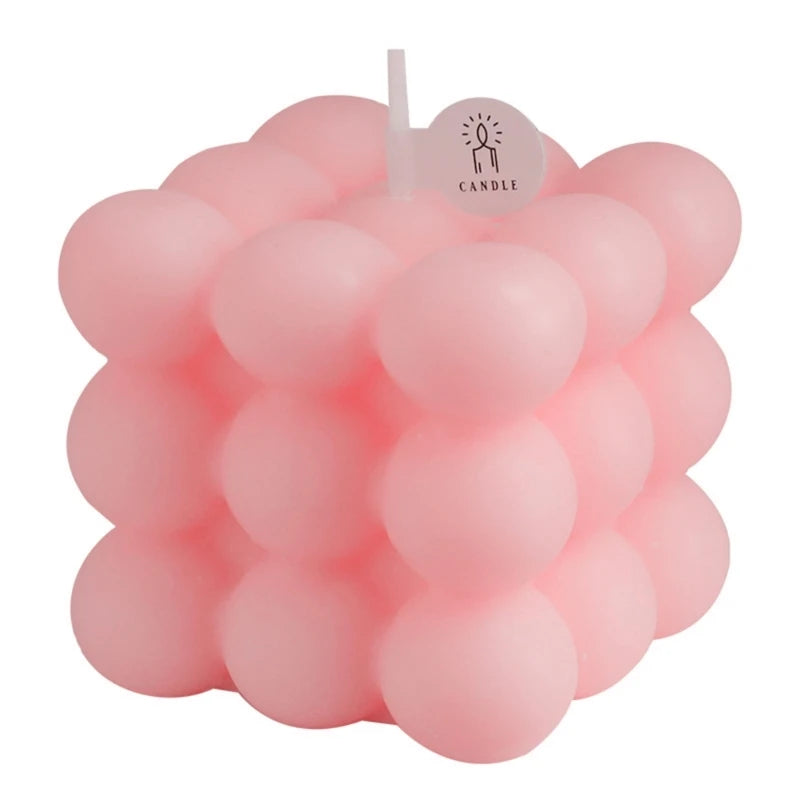 Cube Bubble Shaped Scented Big Cube Bubble Safety Soy Wax Candles Drop shipping