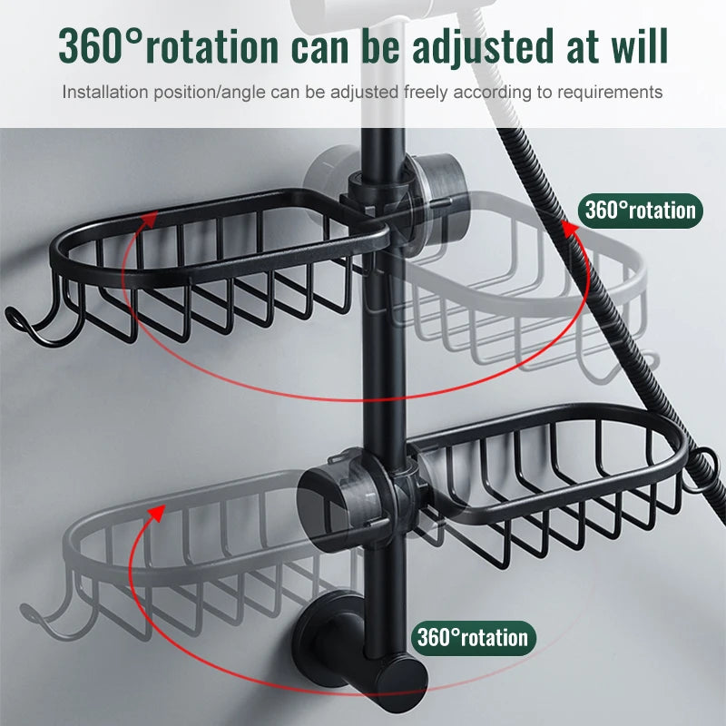 Bathroom Faucet Storage Rack Shower Soap Holder