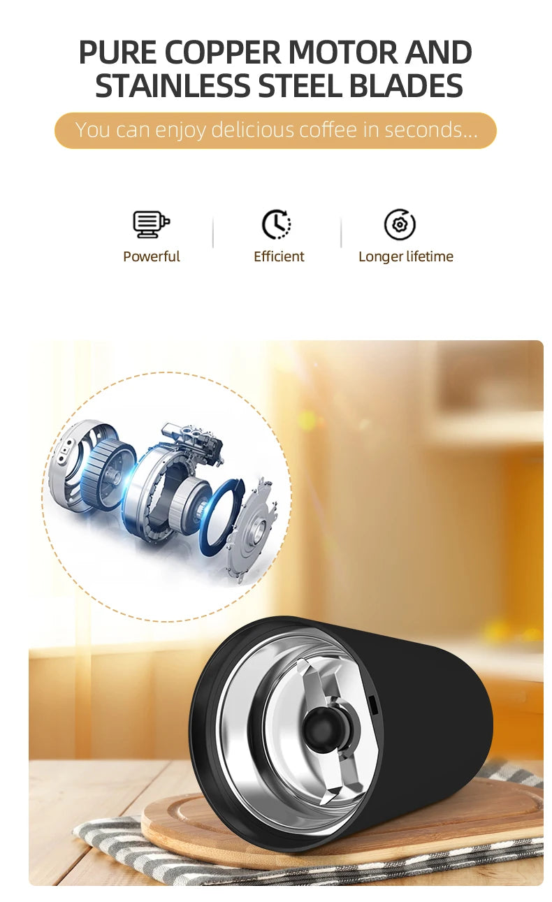 High-Power Coffee Grinder Household