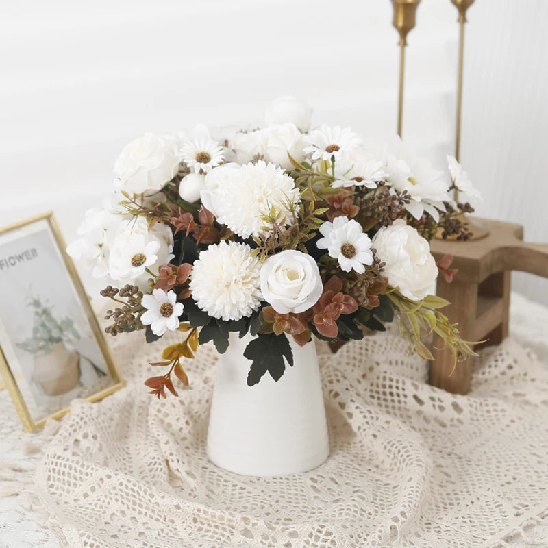 Rose Artificial Dandelion Flowers