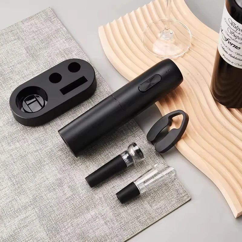 4-in-1 Electric Bottle Wine Opener Set