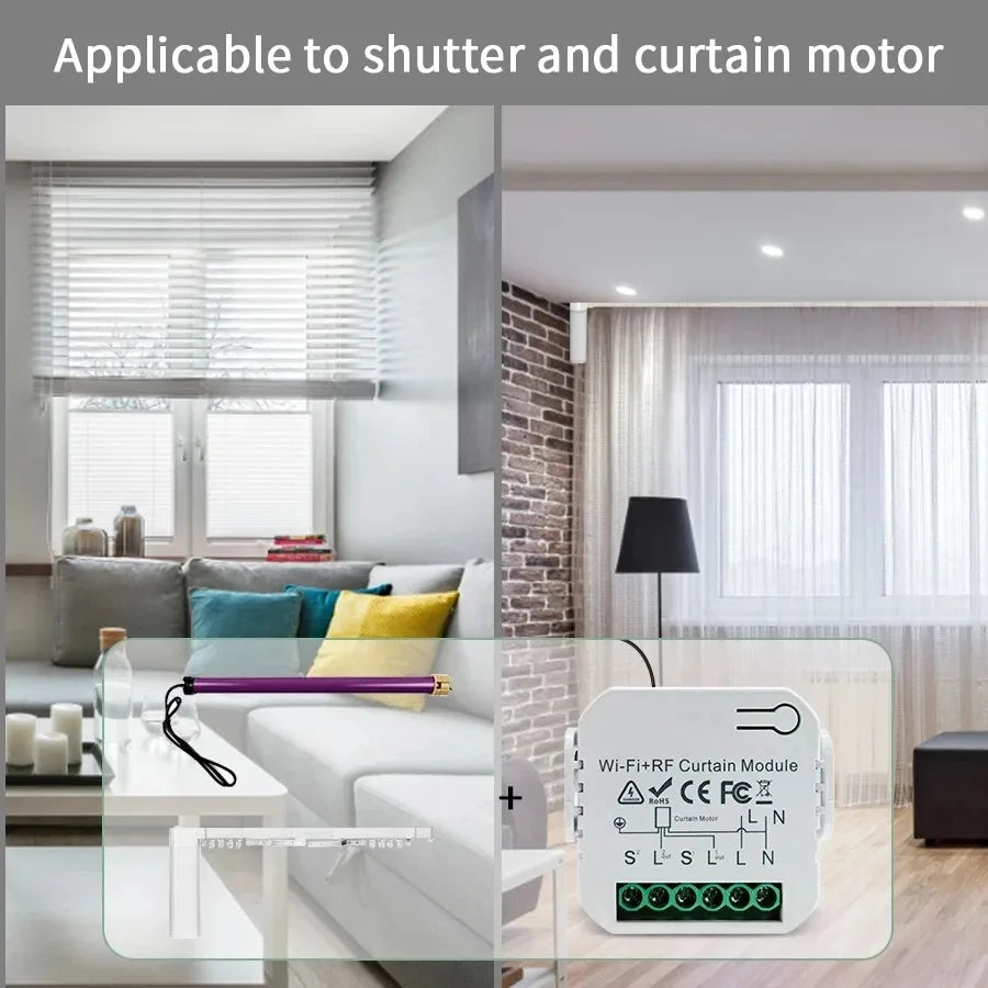 Tuya Smart WiFi Curtain Switch