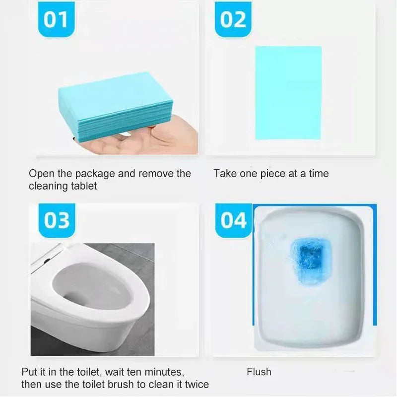 30Pcs Toilet Cleaner