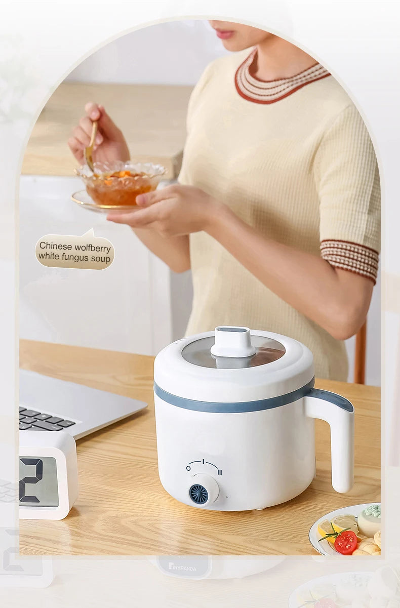 1.7L Electric Rice Cooker Single Double Layer 220V Multi Cooker Non-Stick